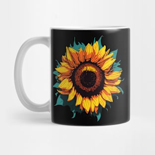 Cute Vacations Floral Summer Holidays Sunflower Mug